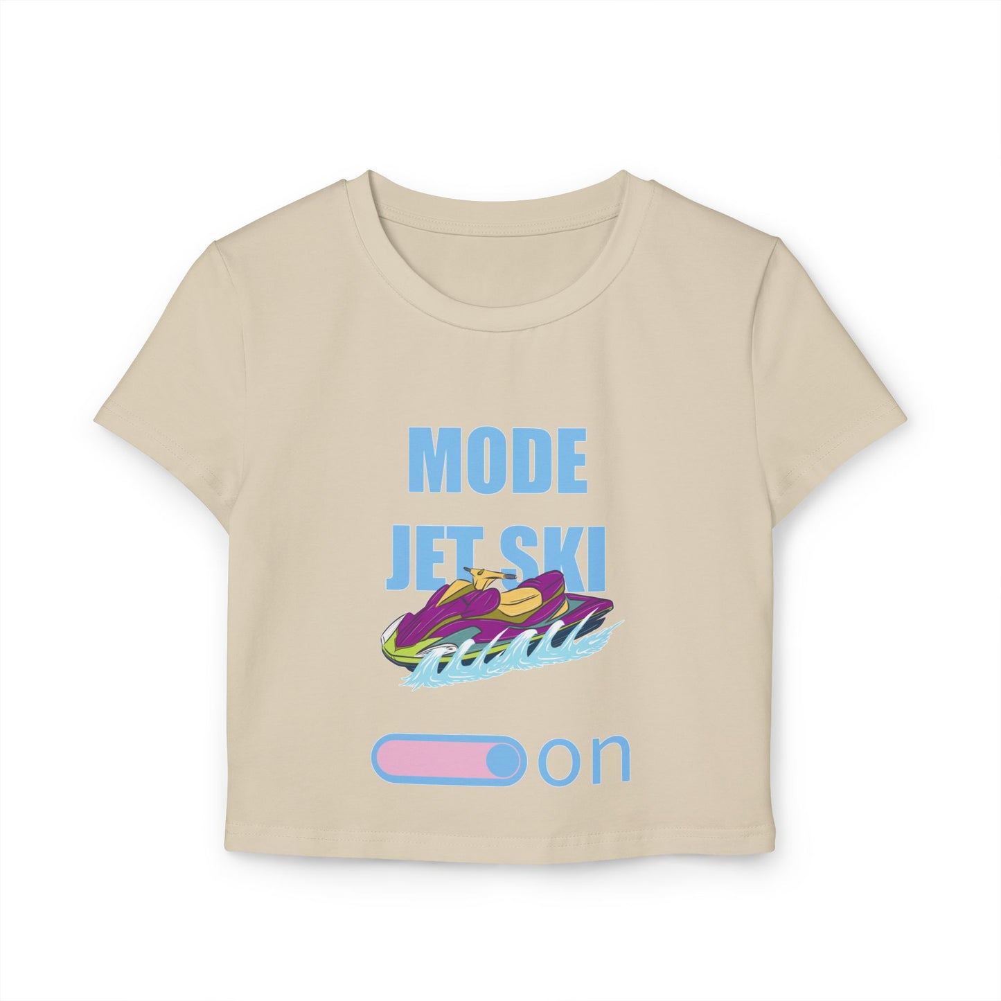 Graphic Tee | Jet Ski Mode ON Baby Tee | Organic Cotton Summer Shirt