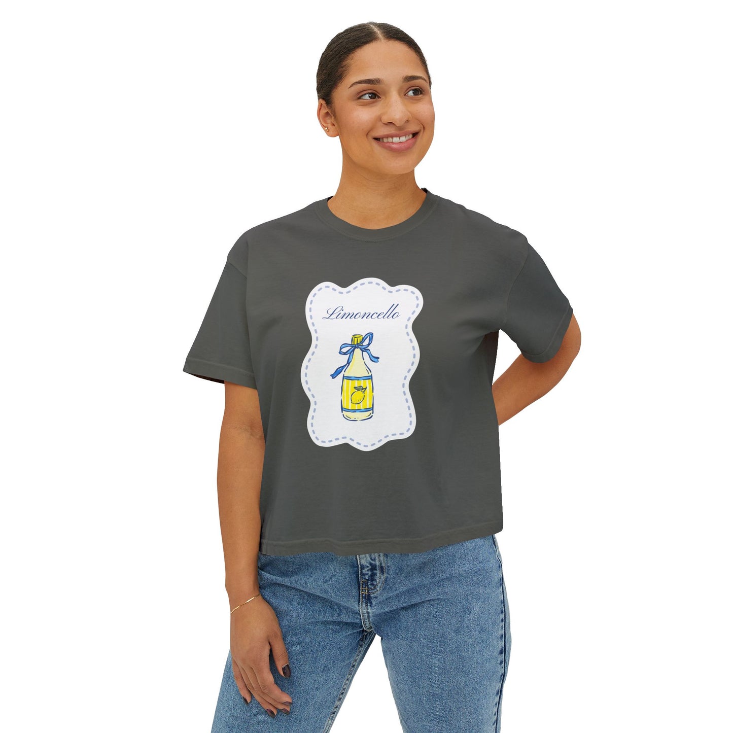Tee | Cute Lemonade Pocket Graphic T-Shirt