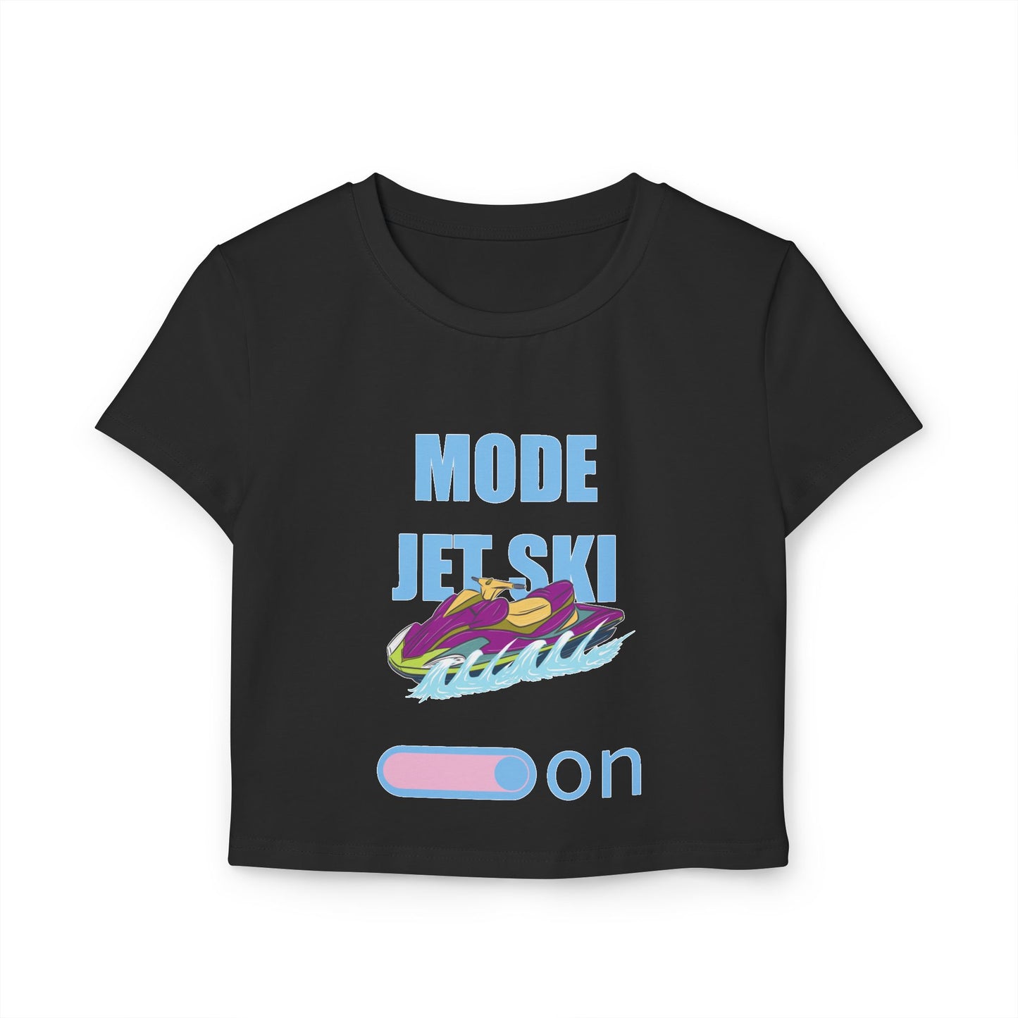 Graphic Tee | Jet Ski Mode ON Baby Tee | Organic Cotton Summer Shirt