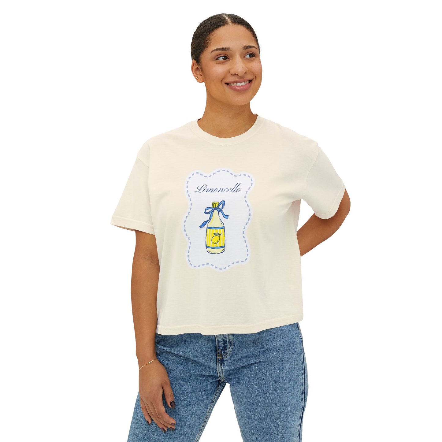 Tee | Cute Lemonade Pocket Graphic T-Shirt