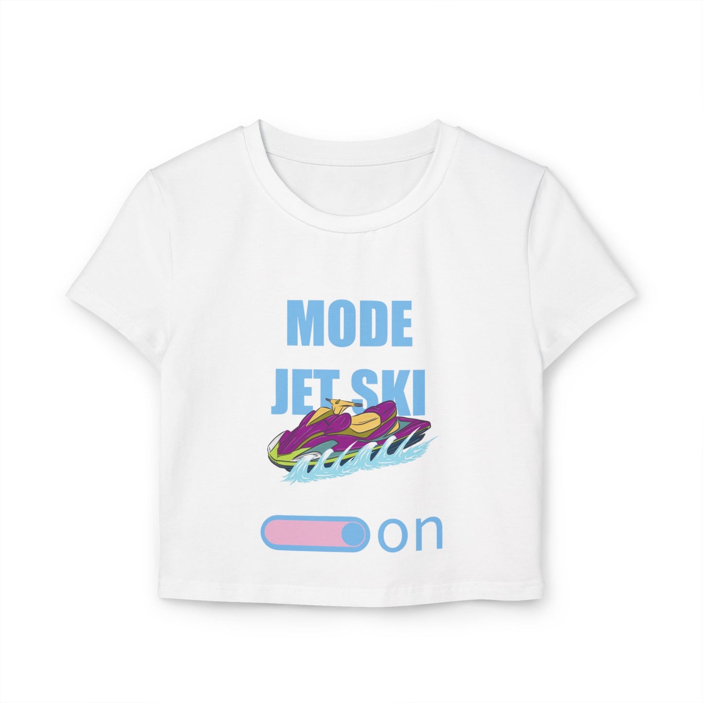 Graphic Tee | Jet Ski Mode ON Baby Tee | Organic Cotton Summer Shirt