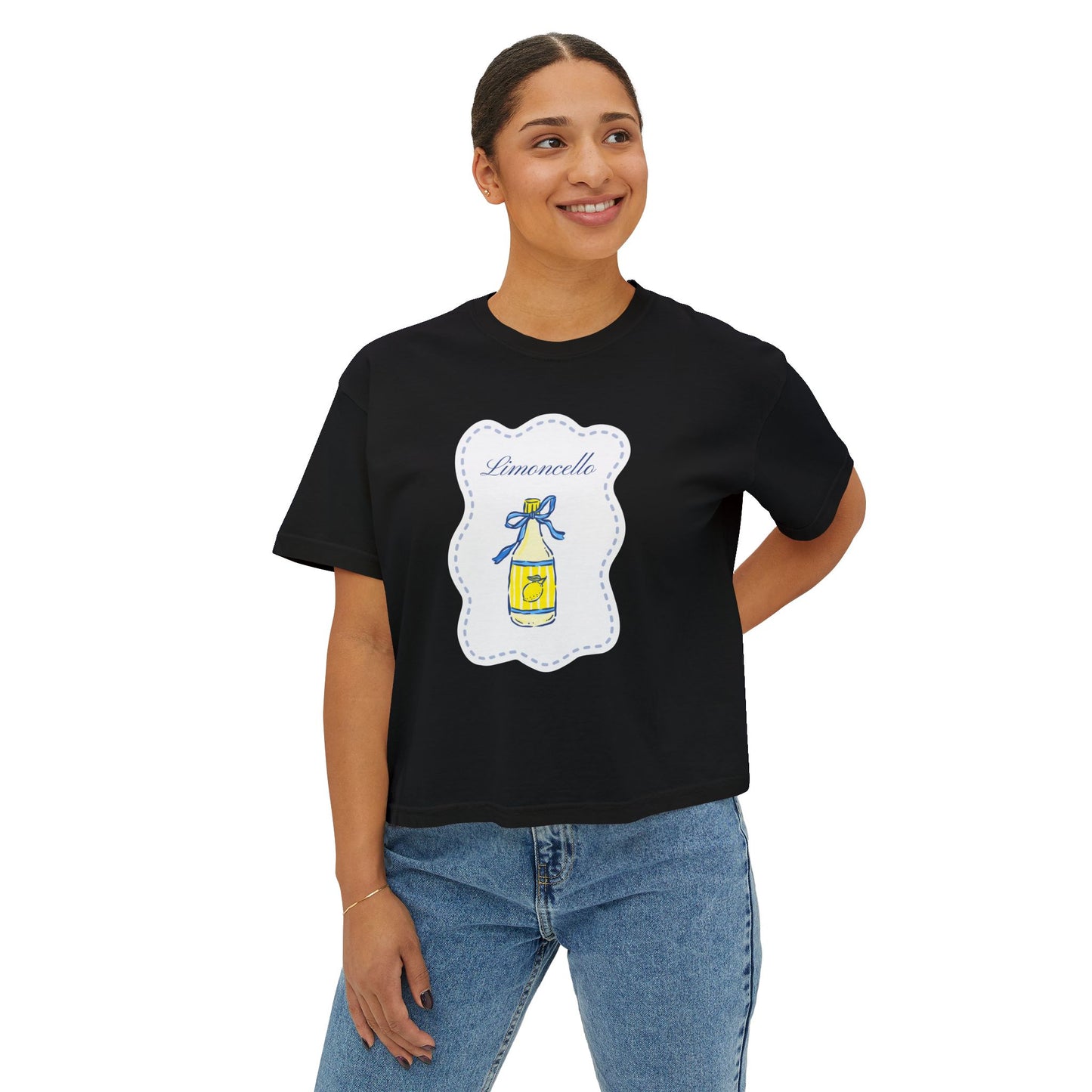 Tee | Cute Lemonade Pocket Graphic T-Shirt