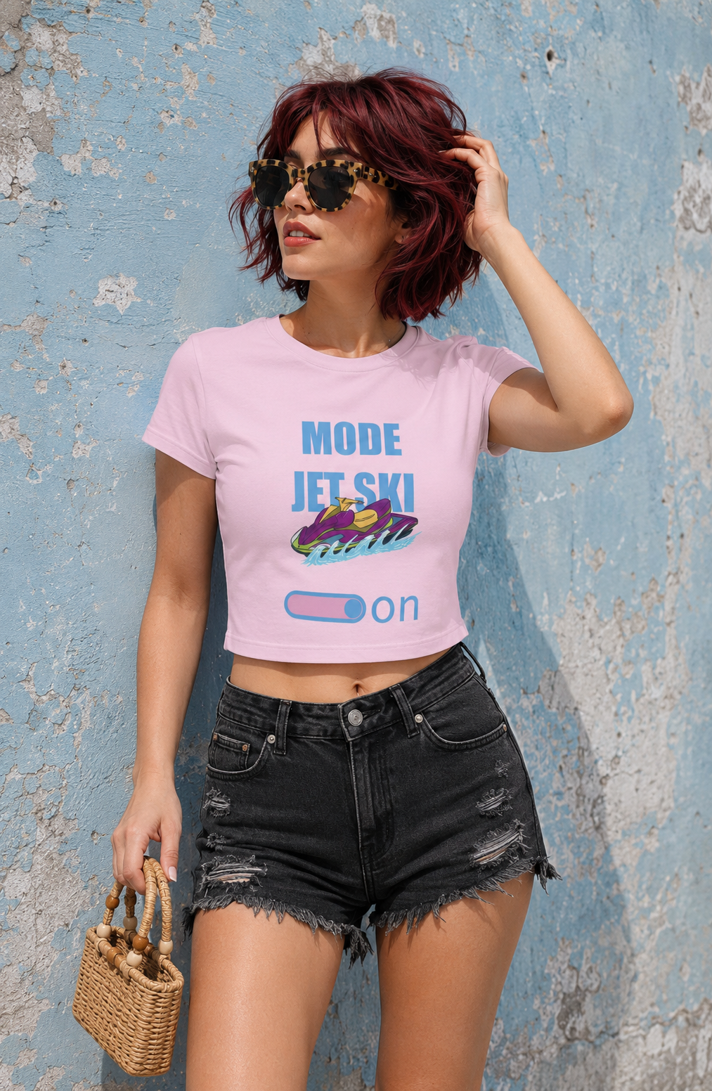 Graphic Tee | Jet Ski Mode ON Baby Tee | Organic Cotton Summer Shirt